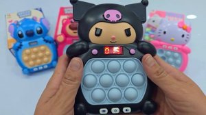 POP IT Unboxing 4 Sets Fast Push Game Toys Hello Kitty Kuromi Stitch Lotso | ASMR #trending #asmr