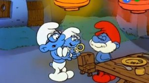 Смурфики 17 серия 4 сезон Подсмурфь другую щёку/Троянский смурф