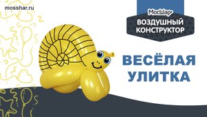 Веселая улитка - пошаговый гайд. Как сделать игрушку из ШДМ (шаров для моделирования)