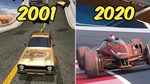 Эволюция серии игр TrackMania (2001-2020)
