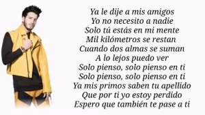 Un Año - Sebastián Yatra and ft. Reik (Lyrical Video)