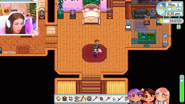 What's behind the 100 GOLDEN WALNUT DOOR...? - Stardew Valley Co-Op Farm! #23 смотреть онлайн
