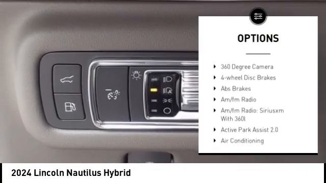2024 Lincoln Nautilus Hybrid Houston TX 4P077 смотреть онлайн