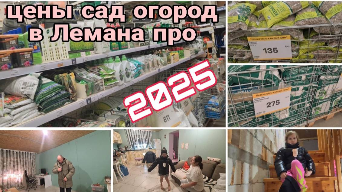 Цены в Леруа Мерлен САД ОГОРОД 2025. Одела всю семью. Как выросла Петунья