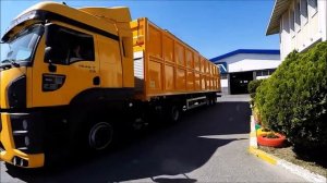 Транспортный мусоровоз Hidro-Mak с задней загрузкой