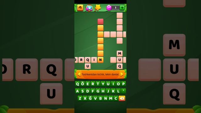 Krossvord soz oyini javoblari. 6-bosqich 5-jumboq