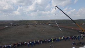 воздушный театр ГРАВИТАЦИЯ. разрез ВИНОГРАДОВСКИЙ. Кемеровская область. лето 2023г