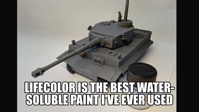 Underwater Tiger-I tank 1/35 From start to finish смотреть онлайн