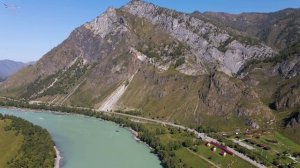 Алтай. Че-Чкыш. Вид с дрона.