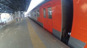 Электропоезд ЭД4М-0096 платформа Яуза 27.11.2016