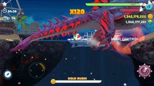 Hungry Shark Evolution - Giant Monster Abysshark New Enemy Skin Mod All 25 Sharks Unlocked Gameplay