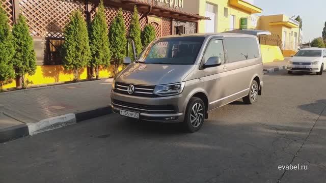 Volkswagen Caravelle T6 коврики в салон из Бельгийского ковролина evabel.ru 88002224845