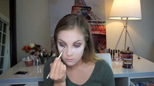 Too Faced X NikkieTutorials The Power of Make up palette || Brown & Purple tutorial