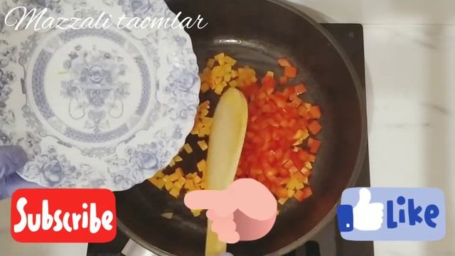 SABZAVOTLI GURUCH! BUNAQASI HALI BOʻLMAGAN! JUDA OSON VA TEZ! РИС С ОВОЩАМИ! ОЧЕНЬ БЫСТРО И ВКУСНО! смотреть онлайн