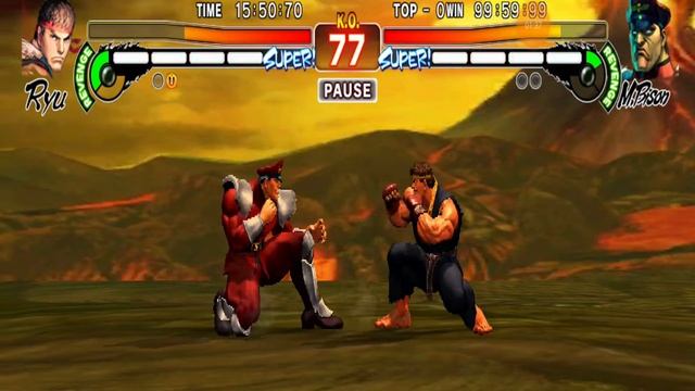 Street Fighter IV Champion Edition: Ryu Vs. M.Bison | HD | 60 FPS | Crazy Gameplays!!