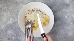 Котлеты из шампиньонов с овсяными отрубями