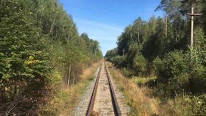 Из последнего вагона пригородного поезда Владимир - Тумская