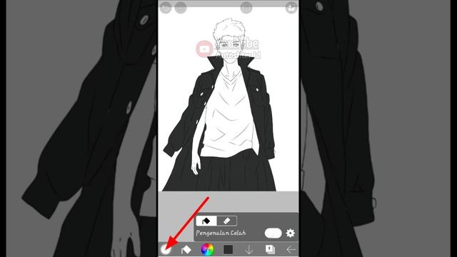 Tutorial Menggambar Foto Kita Jadi Mikey TOKYO REVENGERS di Ibis Paint X Untuk Pemula