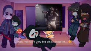 Slashers react to female and male y/n || not original || and happy new years ||