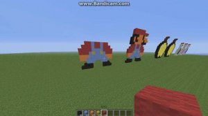 Как построить марио в майнкрафт