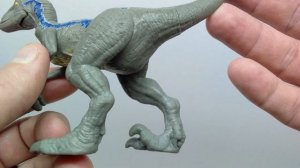 2022 Mattel Jurassic World Dominion Ferocious Pack Velociraptor Blue Review!!!