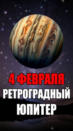 4 Февраля - Юпитер прекращает ретродвижение