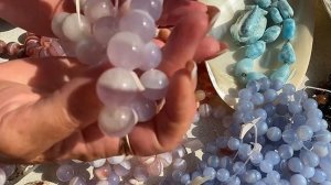 Обзор новинок из камней от Светланы МинРай. Агат, Лабрадор, Морская раковина