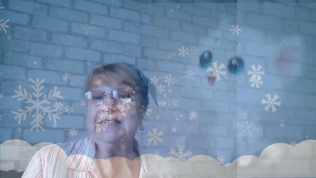 Первая снежинка.стихи Анна Гетьман.читает Любава(Любовь Градинар)