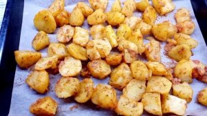 Запечённый картофель в духовке, идеальное приготовление!