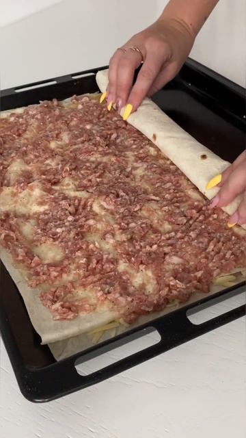 ВКУСНАЯ И СОЧНАЯ ЗАКУСКА ИЗ ЛАВАША 🤤