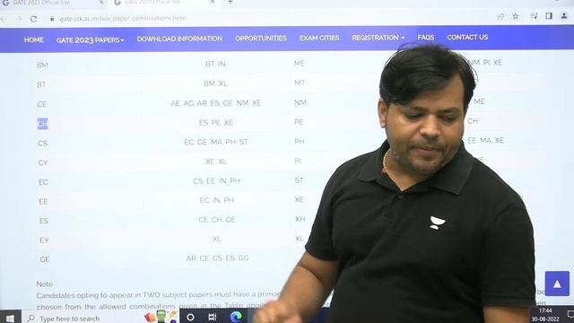 GATE-2023 Update | Two Paper Option | Chemical Engineering | IIT Kanpur | Shailendra Kumar