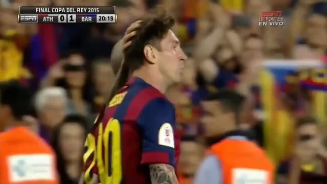 Соло Месси в финале Кубка Короля! Невероятный гол легенды! смотреть онлайн