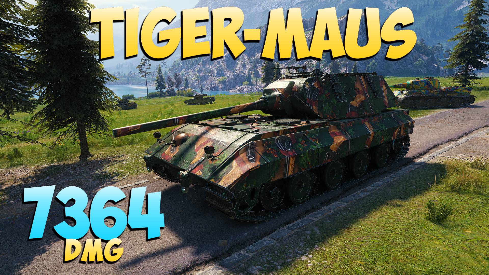 Tiger-Maus - 8 Фрагов 7.3K Урона - Достойный! - Мир Танков