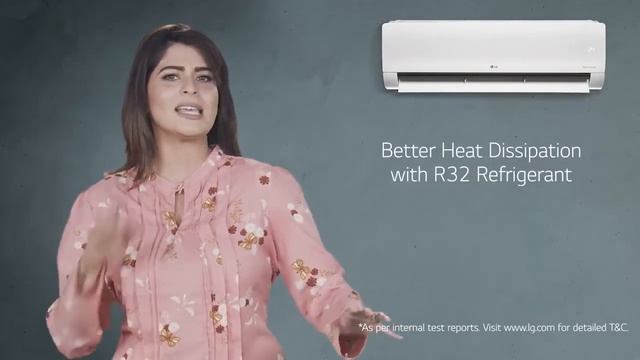 Enjoy Environment Friendly Performance with LG DUALCOOL” Air Conditioner's R32 refrigerant смотреть онлайн
