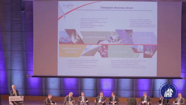 GLAC 2014 - Plenary 1: Space-Based Services: A Challenging Market"