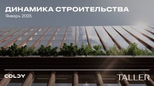 TALLER | ЯНВАРЬ 2025 | ДИНАМИКА СТРОИТЕЛЬСТВА