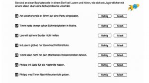 #3 Goethe Zertifikat B1 ｜｜ Model Test 3 ｜｜ Hören B1 ｜｜ Hören mit Lösungen #deutsch