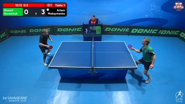 01:30 Nazarii Kovalchuk 0-3 Artem Maksymenko West 7 WIN CUP 04.02.2023 | TABLE TENNIS WINCUP смотреть онлайн