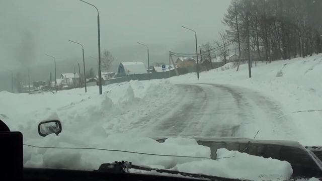 Дорожный видео фарш юга Сахалина. смотреть онлайн