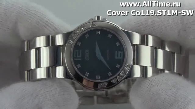 Женские наручные швейцарские часы Cover Co119.ST1M-SW смотреть онлайн
