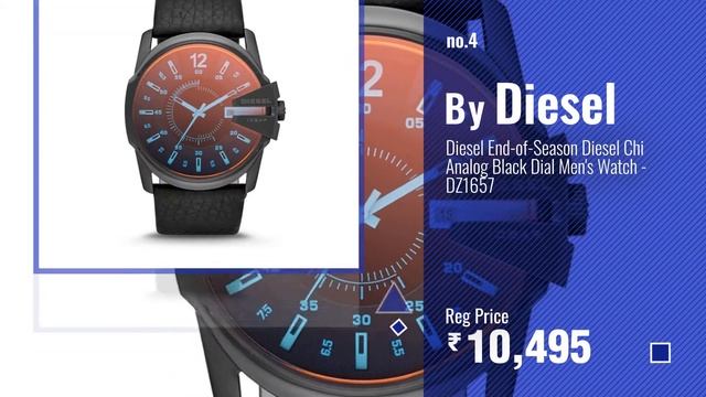 Top 10 Diesel Watches [2018]: Diesel Analog Black Dial Men's Watch - DZ4283 смотреть онлайн