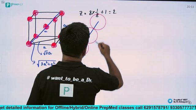 Solid State: Cubic Lattice and Voids || Bijoy Batch NEET  || Dr. RGD Sir #prepmed #neetug #chemistr