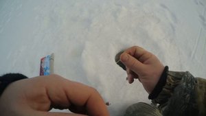 Зимняя рыбалка в феврале . Фокино- Приволжье. Разведка