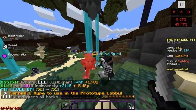 Играем в the pit/Hypixel смотреть онлайн