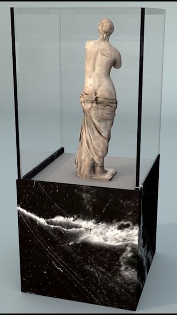 Cinema 4D - Venus di Milo Statue Animation #shorts смотреть онлайн