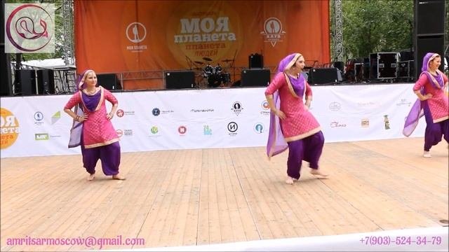Bhangra Master Class Part 1 Фестиваль «Моя Планета. Планета людей» (Amritsar Project Moscow)
