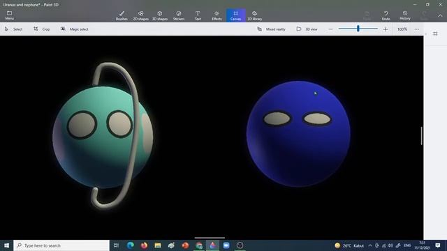 Uranus And Neptune 3D