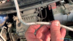 Трубка кондиционера TOYOTA YARIS, ремонт за час вместе с заправкой!