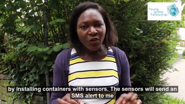 Innovative solution for overflowing pit latrines in Kenya. Joyce, 2019 Global Young Water Fellow.