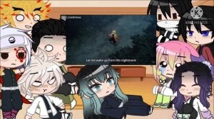 💫||Hashiras react to Zenitsu vs Kaigaku and Zenitsu vs Spider demon||💫•RUS•ENG•